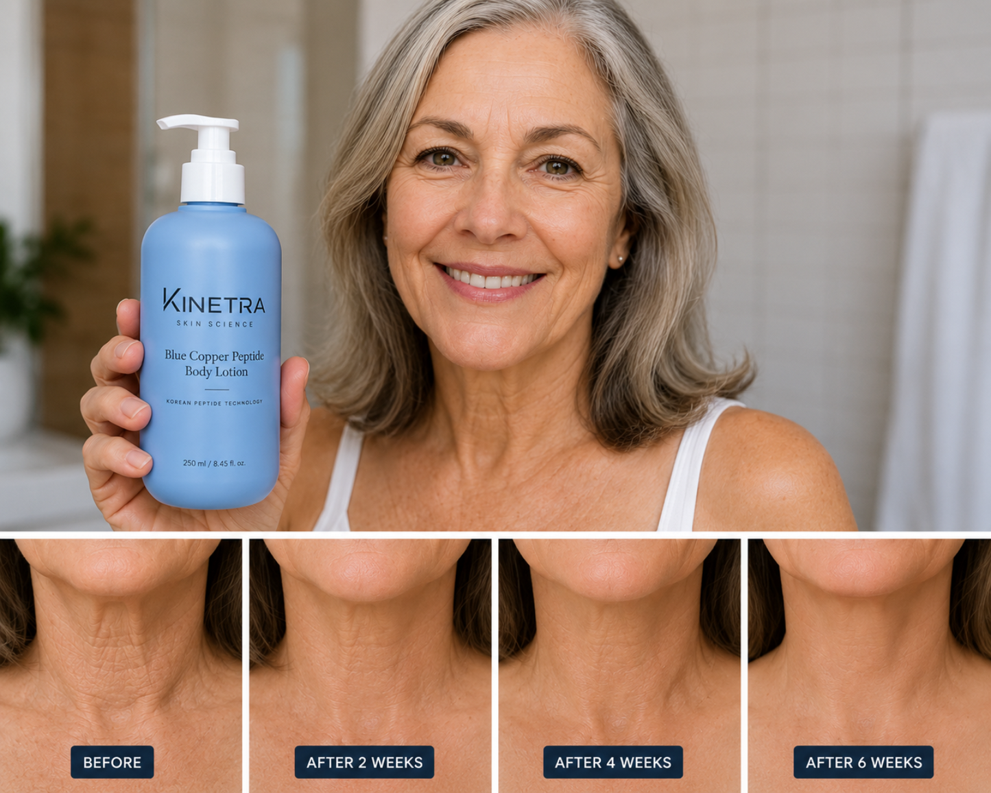 Kinetra™ Blue Copper Peptide Body Lotion